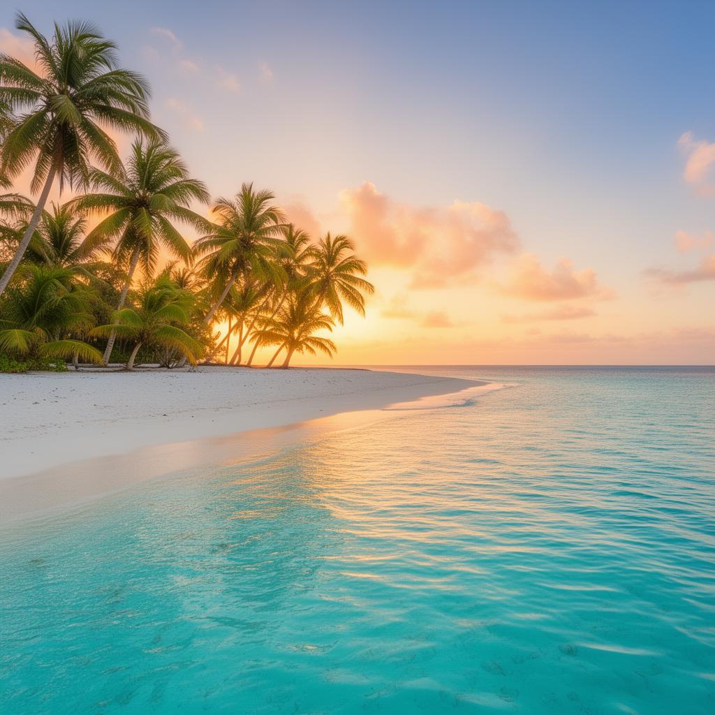 Beautiful tropical beach destination